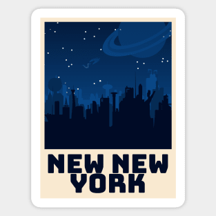 New New York Print Doctor Who Sticker